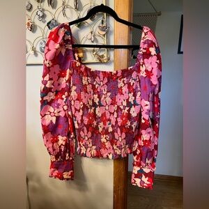 Free People Floral top